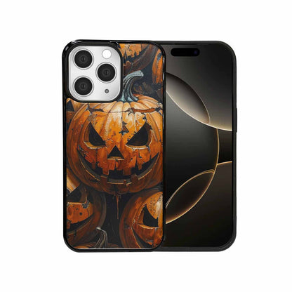 iPhone 15 Pro Max Case — Halloween Cracked Jackolantern, Personalized Phone Case