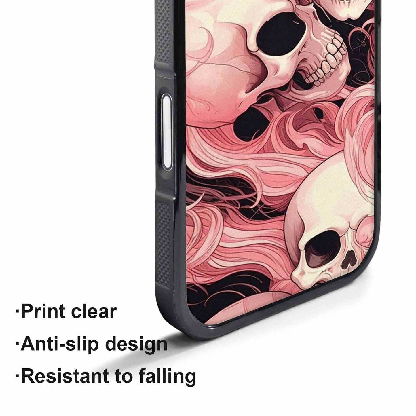 iPhone 17 Pro Case — Skull Dark Art Gothic Print Gothic, Custom Art Phone Cover