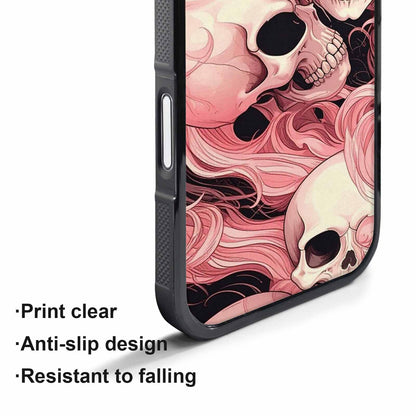 iPhone 17 Pro Case — Skull Dark Art Gothic Print Gothic, Custom Art Phone Cover