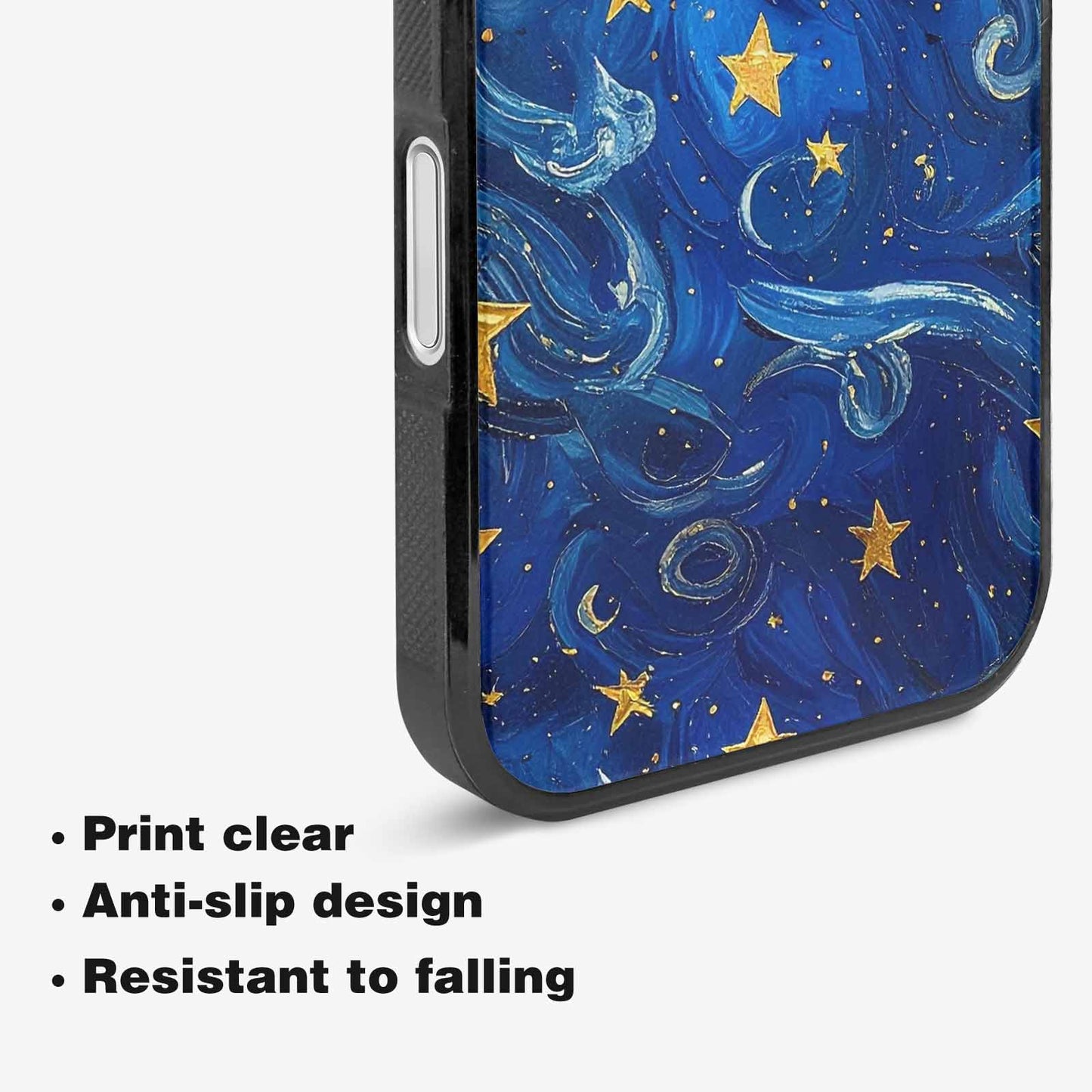 iPhone 16 Plus Case — Starry Night Galaxy, Custom Print Case Cover
