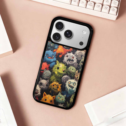 iPhone 17 Pro Case — Monsters Camomonsters Pattern U0v Camo, Original Design Phone Case