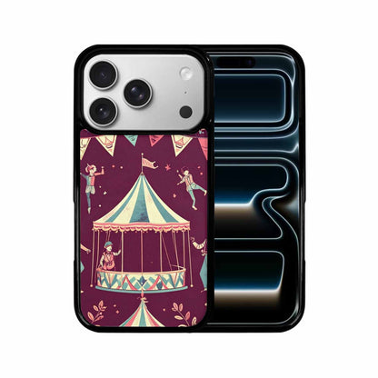 iPhone 17 Pro Case — Vintage Circus Art Pattern Retro Vintage, Personalized Phone Case