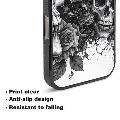 iPhone 15 Pro Max Case — Skull Gothic Art Dark Original, Custom Designed Case Cover