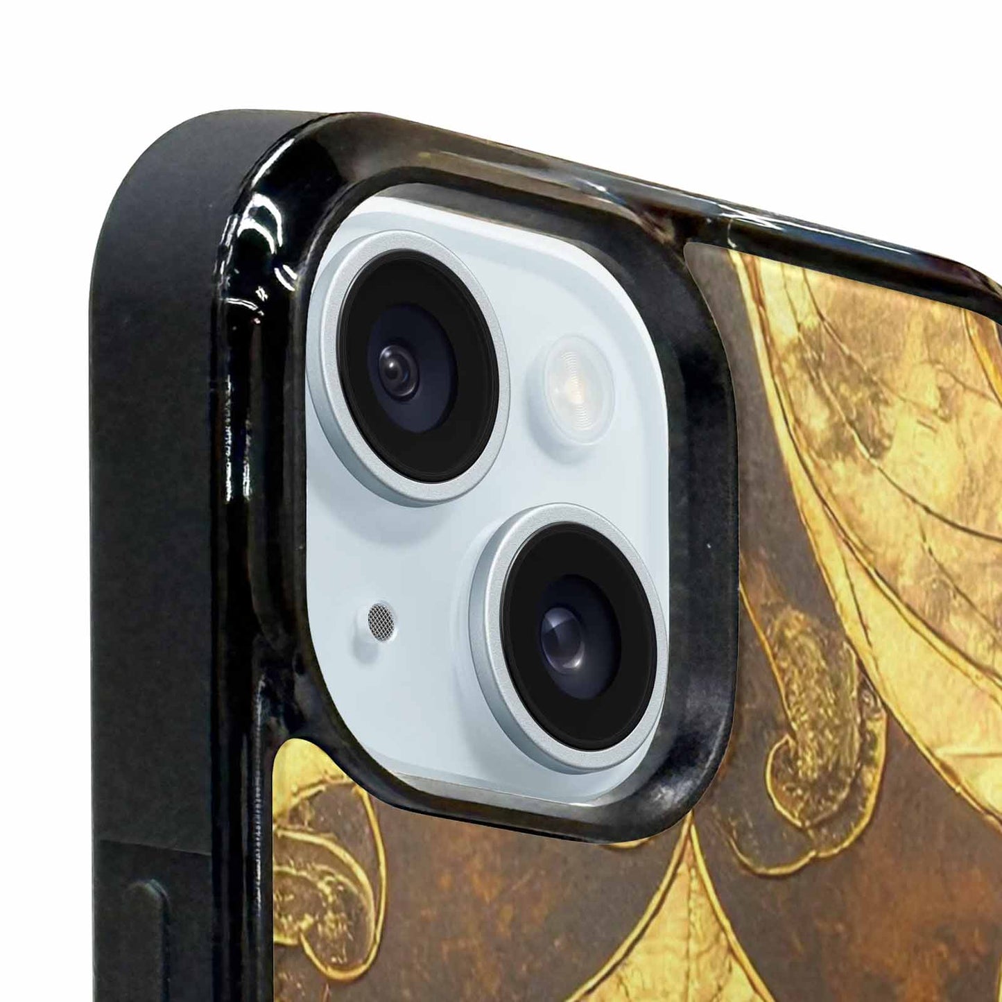 iPhone 15 Plus Case — Klimt Gold Leaf Artwork Pattern, Custom Made Phone Cover