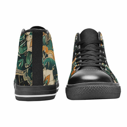 MEN'S Mandala High Top Canvas Grunge Custom Shoes