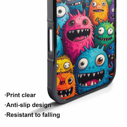 iPhone 17 Pro Case — Monsters General Cartoon Monsters Pattern Cartoon, Custom Art Phone Cover