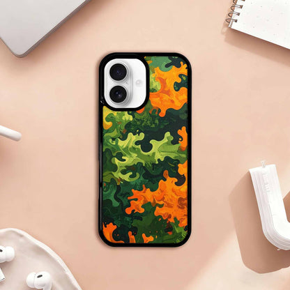 iPhone 17 Case — Small Military Camouflage Blotch Camo, Custom Print Case Cover
