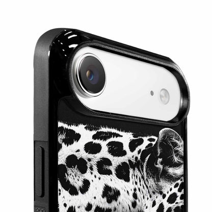 iPhone 17 Air Case — Leopard Print Black And White Animal, Customized Protective Case