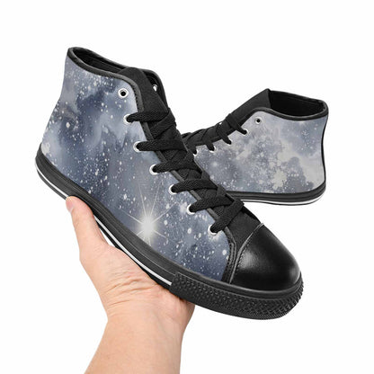WOMEN'S Galaxy Art - High Top Canvas Y2K Sneakers