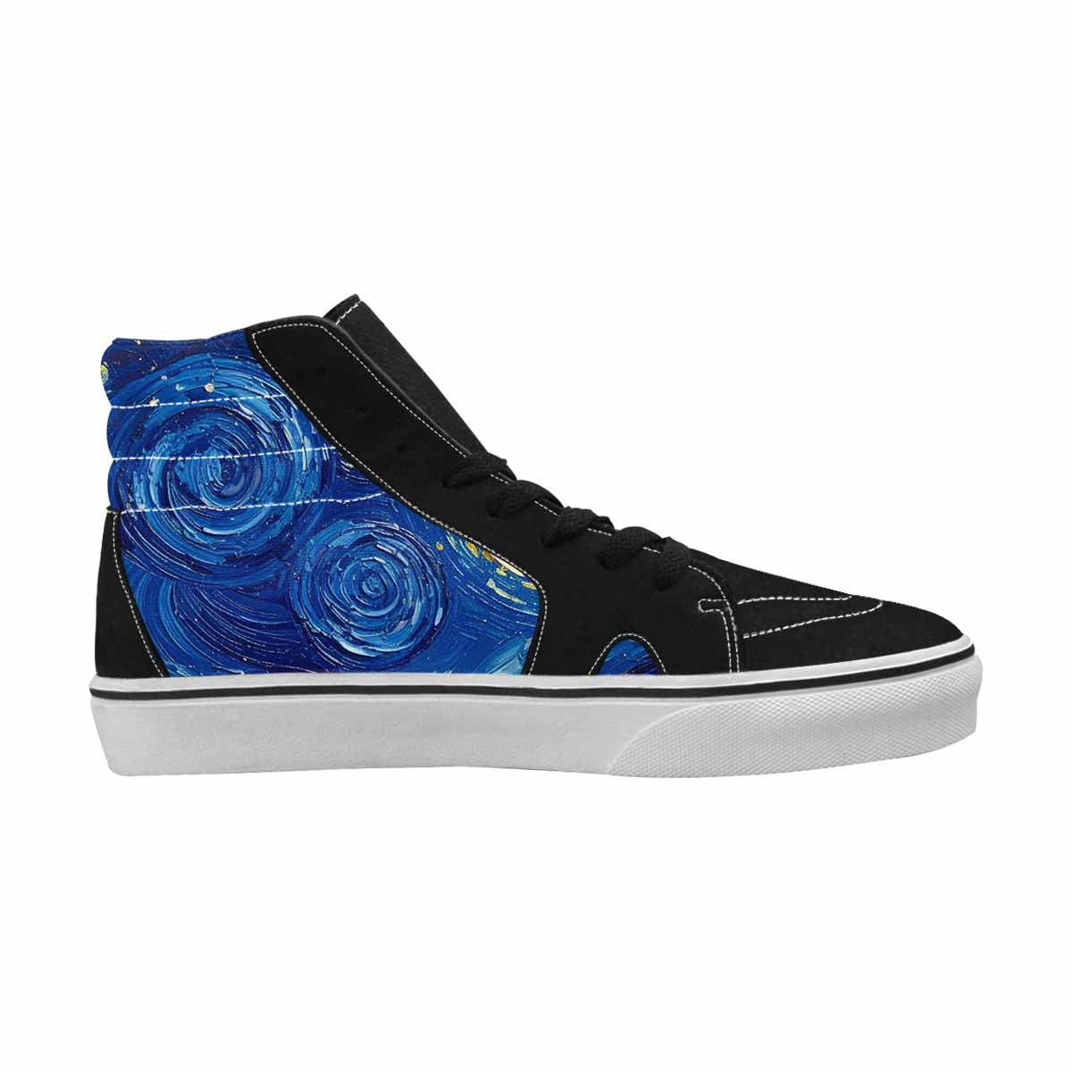 WOMEN'S Starry Night Galaxy High Top Canvas Dreamcore Custom Shoes