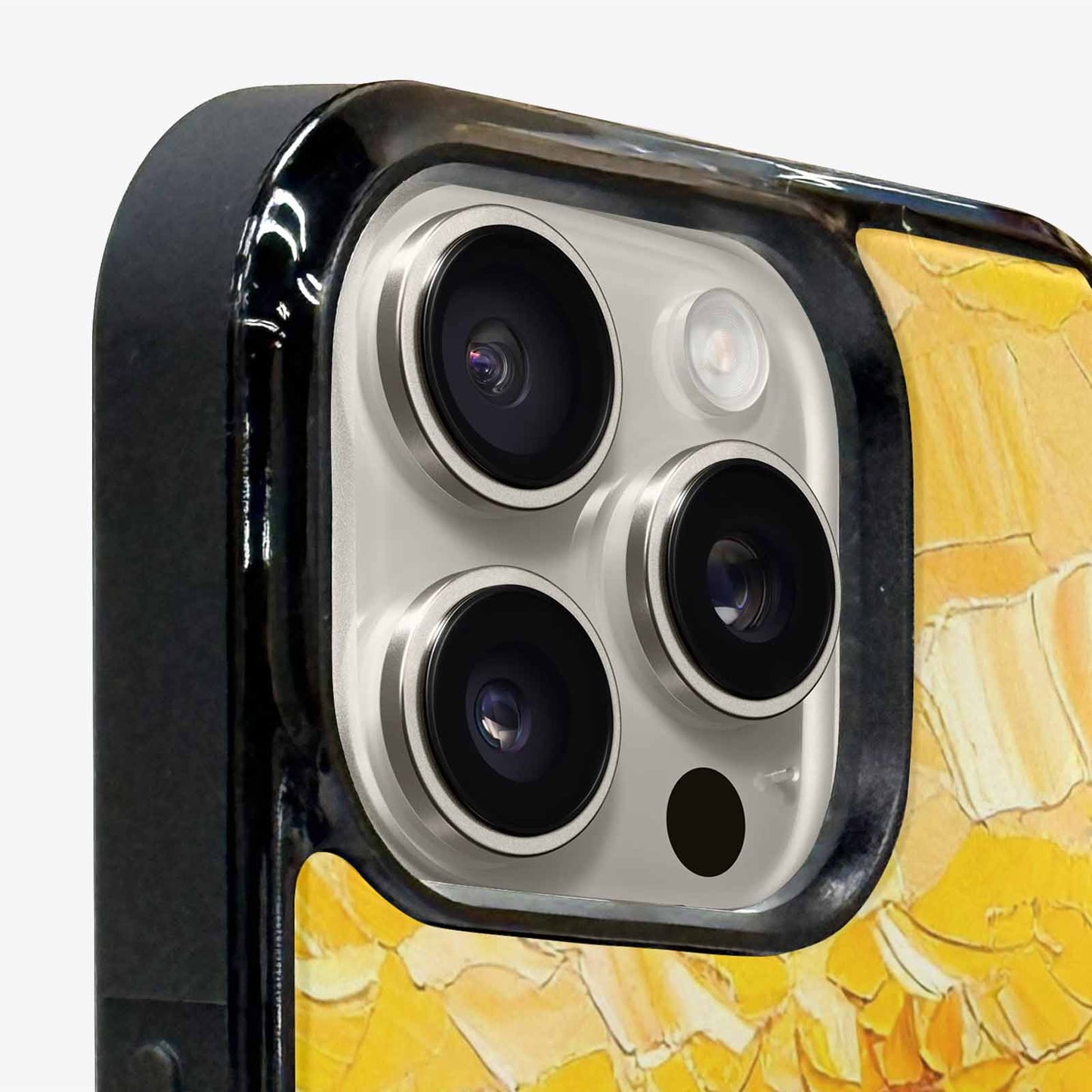 iPhone 16 Pro Max Case — Impressionist Sunflower Brushstroke Pattern Hundreds Of, Customized Protective Case