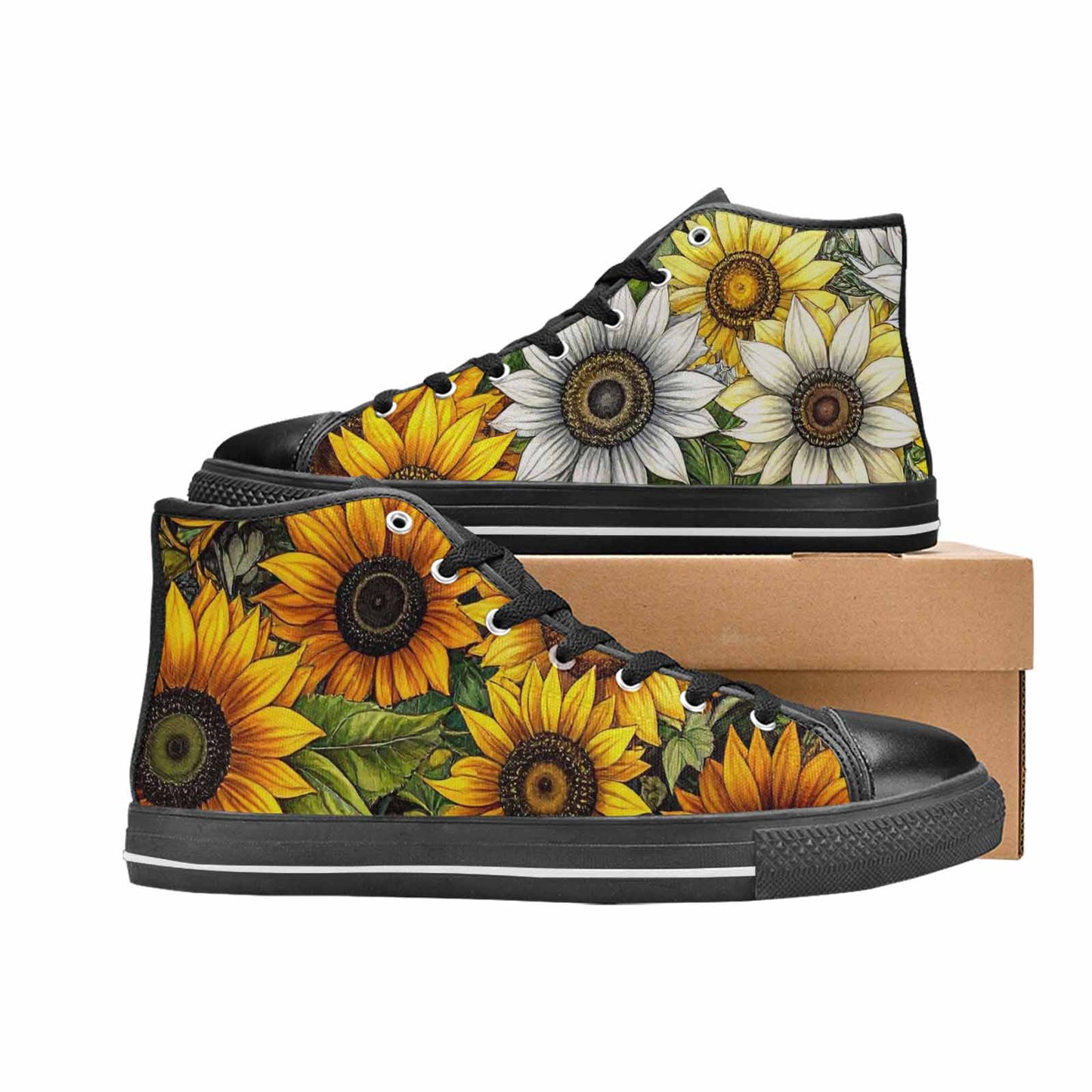 WOMEN'S Sunflower High Top Canvas Dreamcore Sneakers