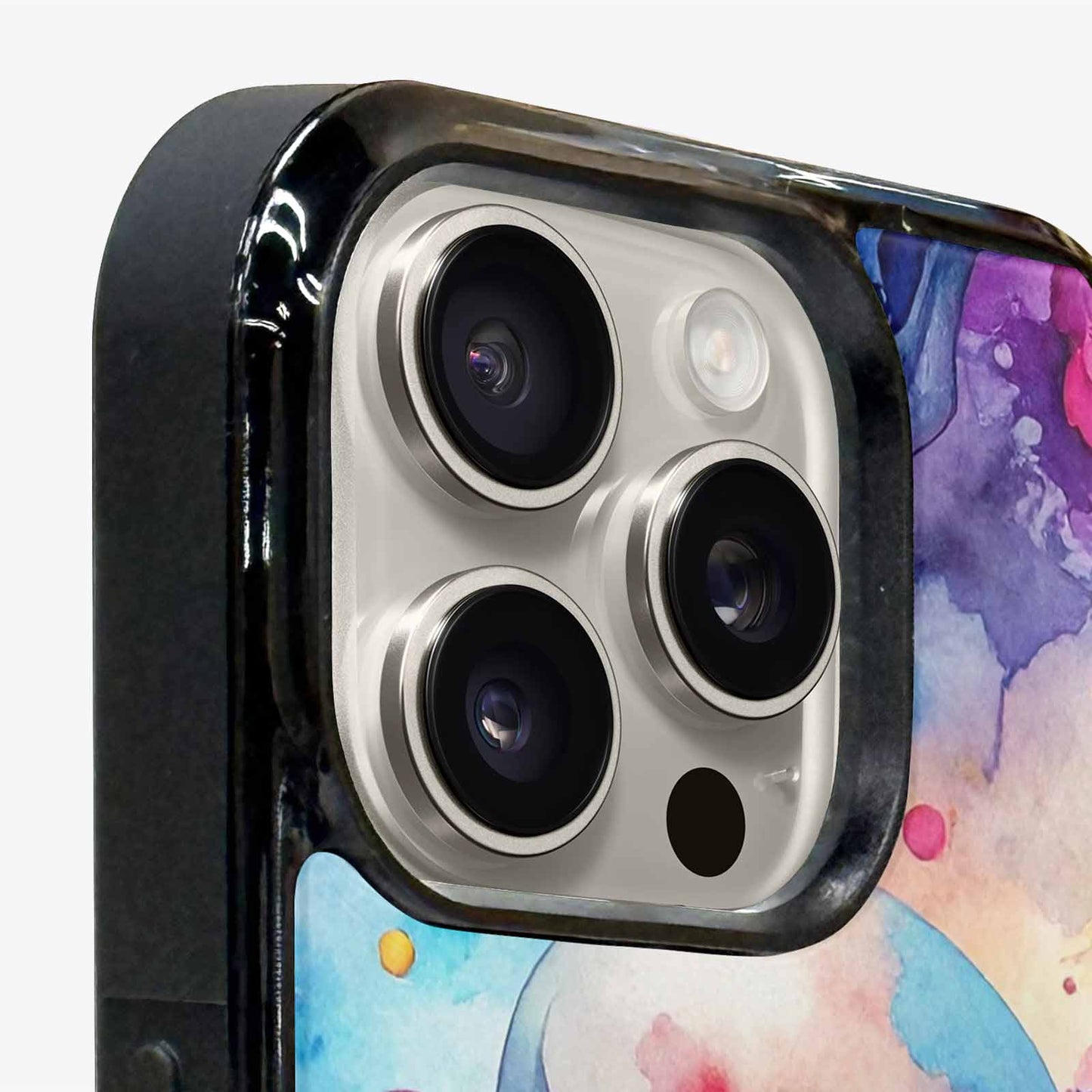 iPhone 16 Pro Case — Kulls Watercolor Skulls Small Skull Pattern, Unique Phone Case Design