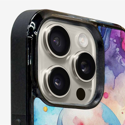 iPhone 16 Pro Case — Kulls Watercolor Skulls Small Skull Pattern, Unique Phone Case Design