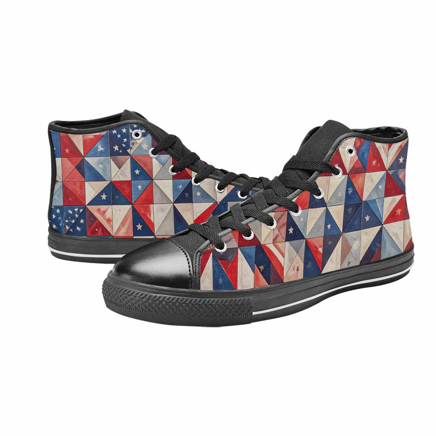 MEN'S American Flag Stars High Top Canvas Dreamcore Sneakers