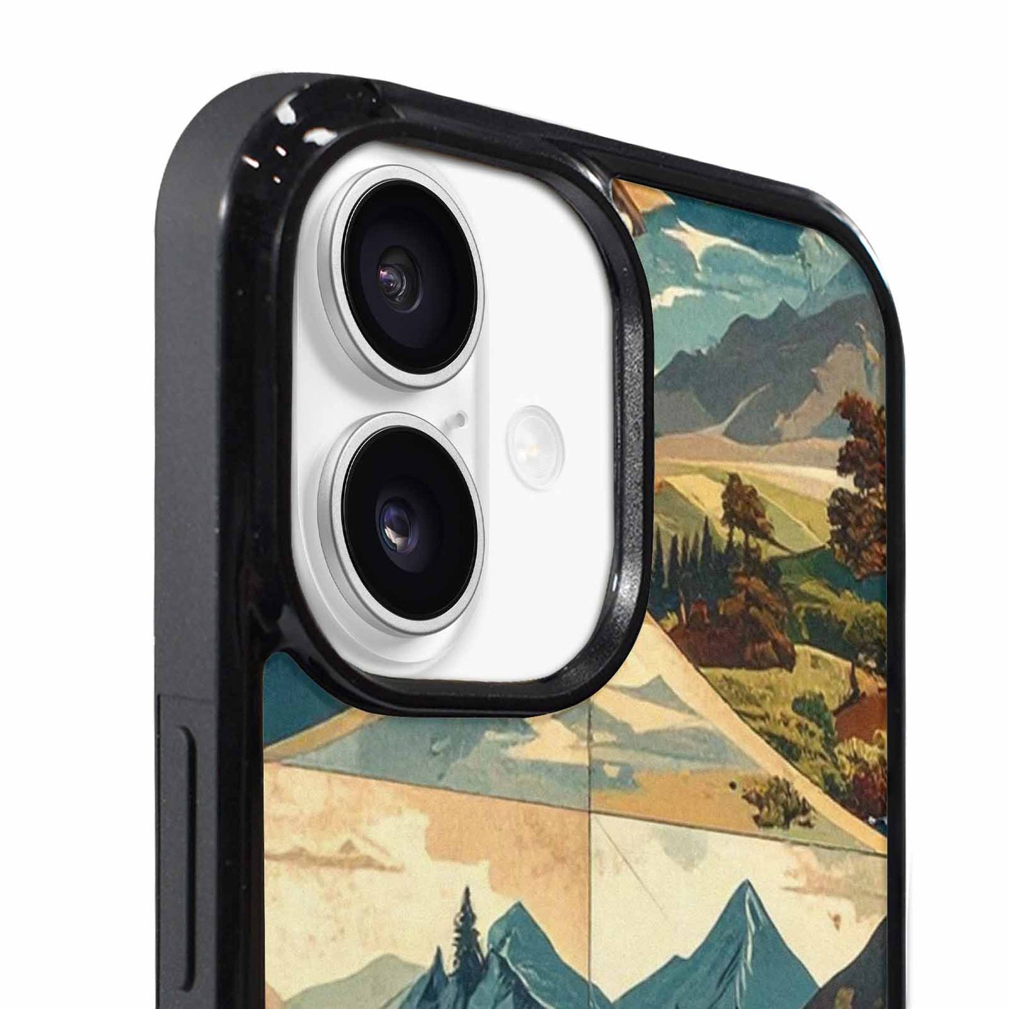 iPhone 17 Case — Vintage Travel Artwork Pattern Retro Vintage, Custom Designed Case Cover