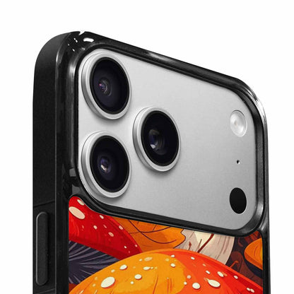 iPhone 17 Pro Case — Bold Autumn Mushroom Original Art, Customized Protective Case