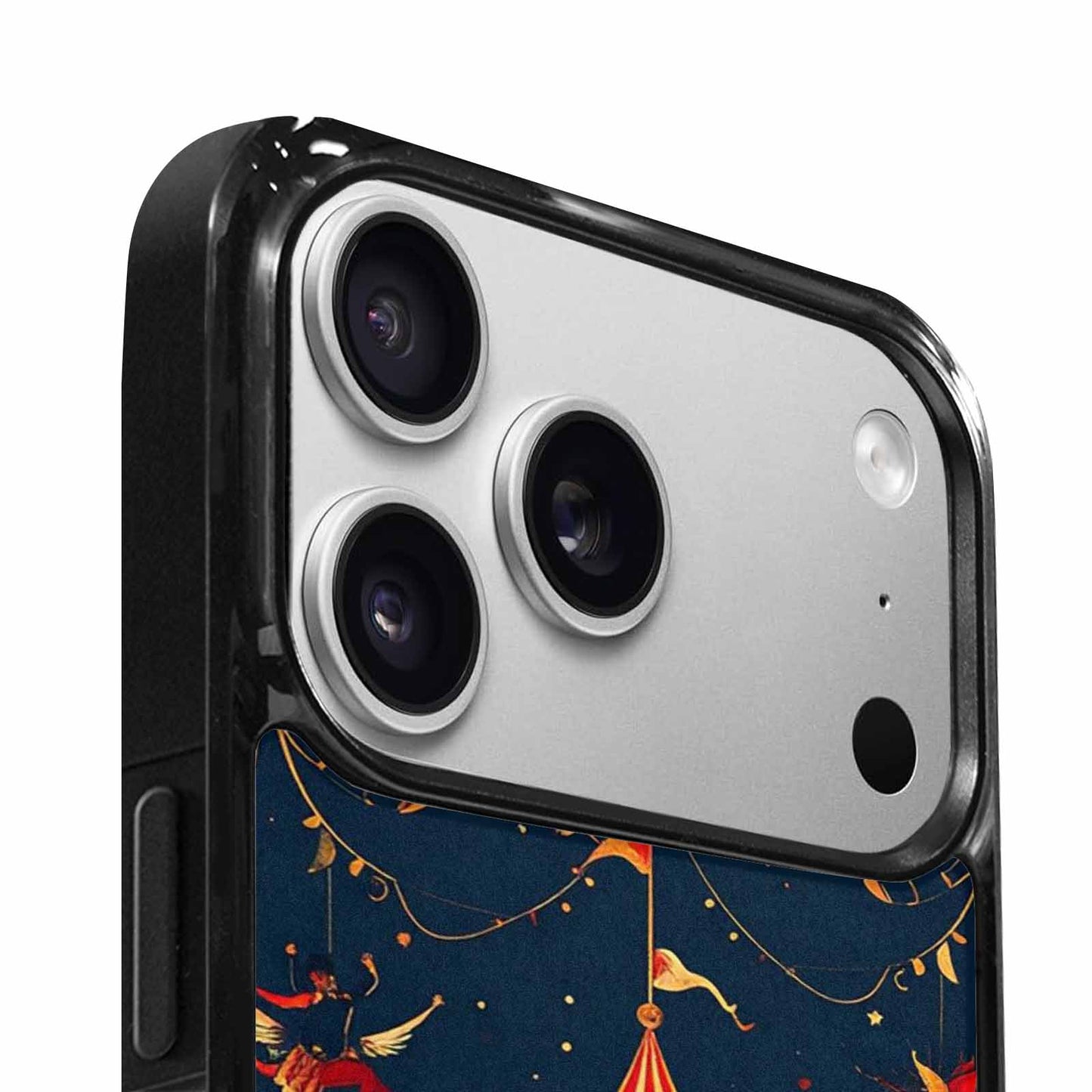 iPhone 17 Pro Max Case — Vintage Circus Art Pattern Retro Vintage, Personalized Phone Case