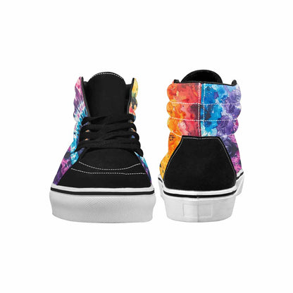 MEN'S Tie High Top Canvas Surreal Shoes