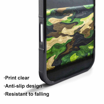 iPhone 17 Pro Max Case — Camo Print Camo, Custom Made Phone Cover