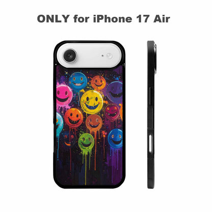 iPhone 17 Air Case — Smiley Faces Glow Smiley Faces Original, Custom Designed Case Cover