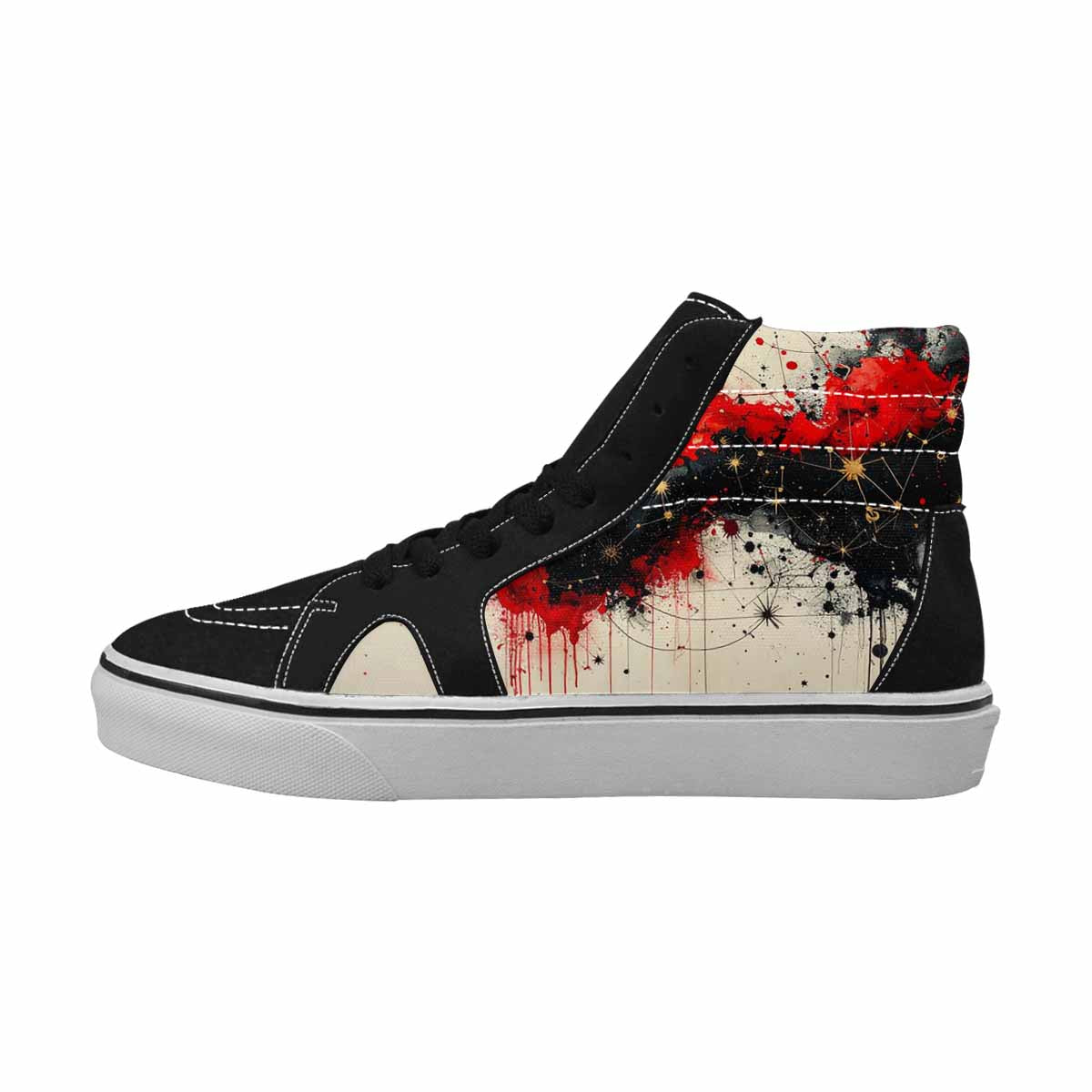 MEN'S Zodiac Constellation High Top Canvas Surreal Shoes
