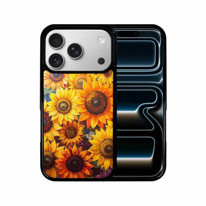 iPhone 17 Pro Case — Full Color Vibrant Sunflower Burst Floral, Original Design Phone Case