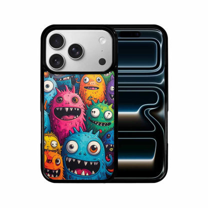 iPhone 17 Pro Case — Monsters General Cartoon Monsters Pattern Cartoon, Custom Art Phone Cover