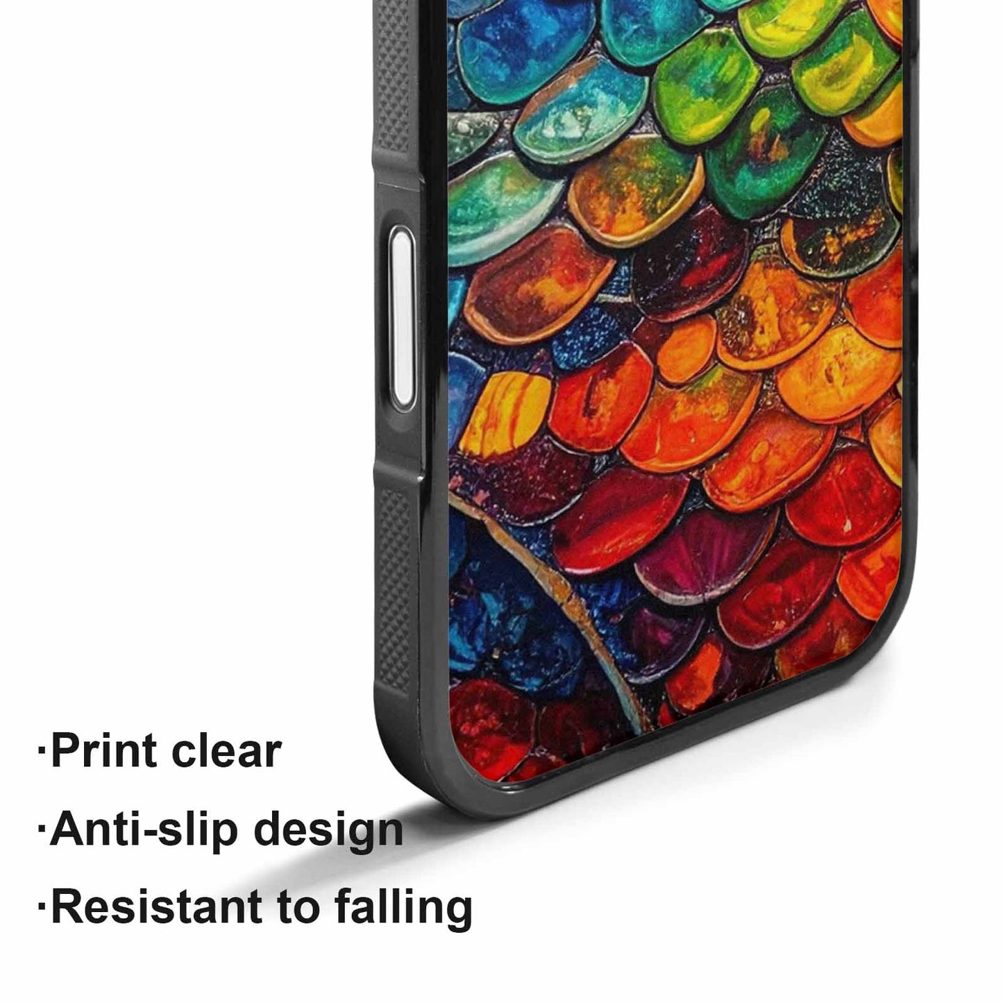 iPhone 17 Case — Reptile Scale Full Color Original Art, Custom Designed Case Cover