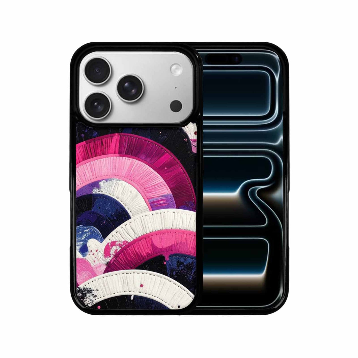 iPhone 17 Pro Case — Vivid Camo Genderfluid Pride Camo, Custom Printed Phone Case