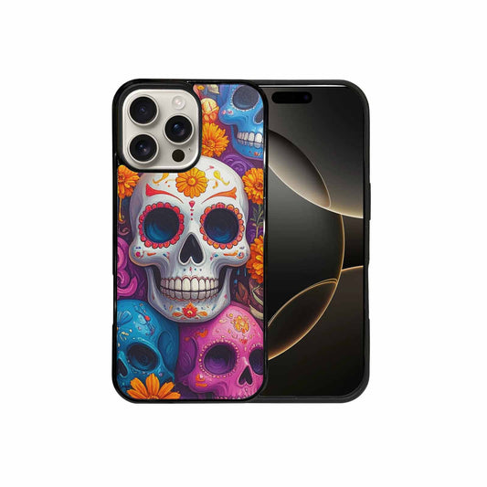 iPhone 16 Pro Max Case — Sugar Skullsmelting Sugar Skulls Cpn, Custom Art Phone Cover