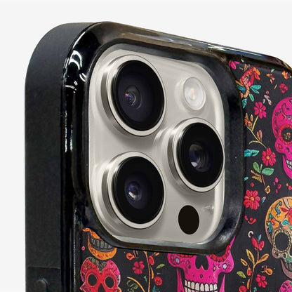 iPhone 16 Pro Case — Colorful Dia De Los Muertos Sugar, Unique Phone Case Design
