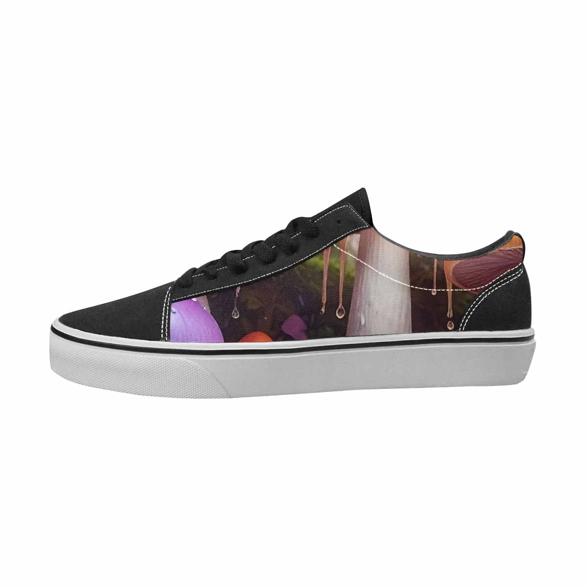 MEN'S Mushrooms Canvas Personalized Kaleidoscope All Over Print Shoes