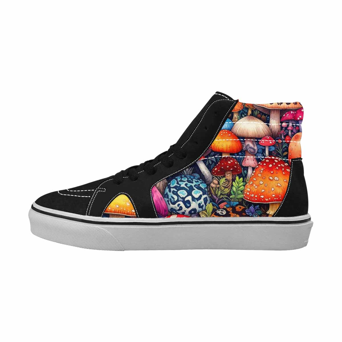 MEN'S Mushrooms High Top Canvas Dreamlike Custom Shoes