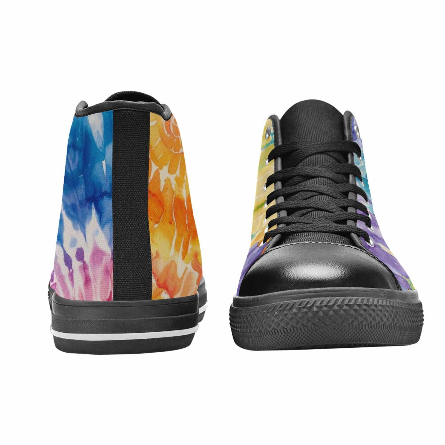 MEN'S Tie Dye Swirl High Top Canvas Vivid Shoes