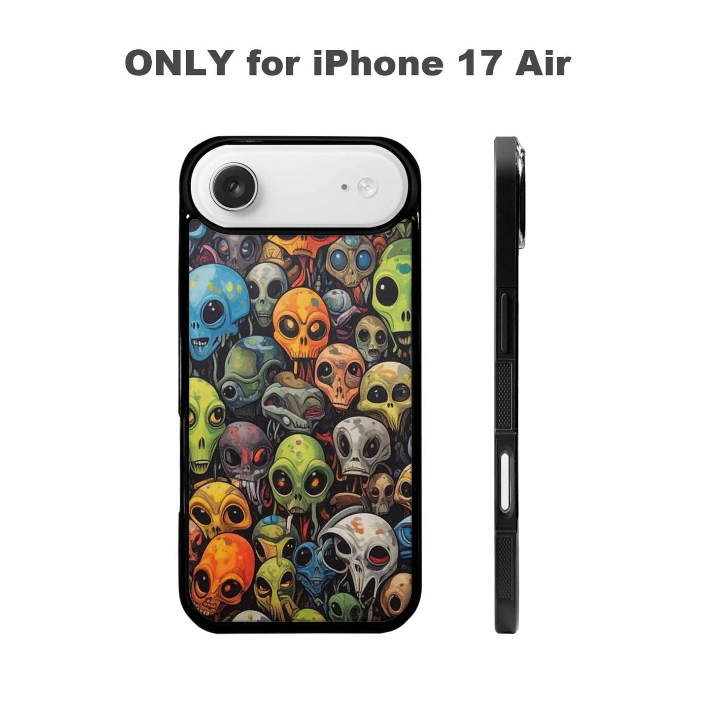 iPhone 17 Air Case — Aliens Camo Aliens Pattern Hundreds Alien, Customized Protective Case