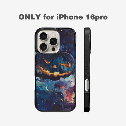 iPhone 16 Pro Case — Eamless Repeating Pattern Of Overlapping Pumpkin, Custom Phone Case