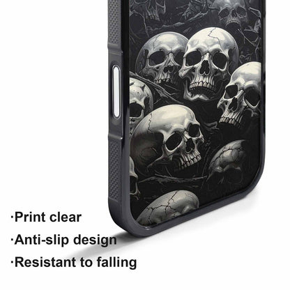 iPhone 17 Pro Case — Skull Dark Art Gothic Print Gothic, Custom Phone Case