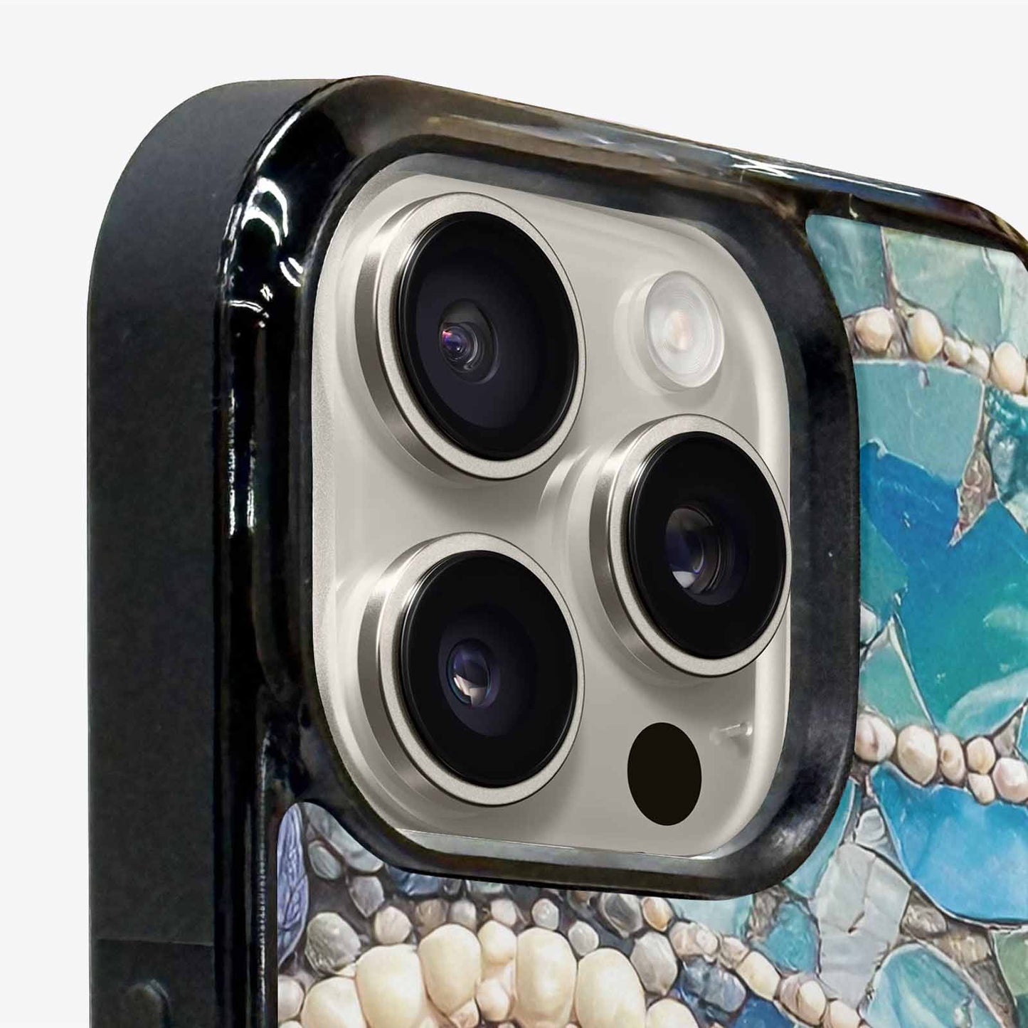 iPhone 16 Pro Case — Seashell Collage Seashell Collage Pattern Hundreds, Custom Art Phone Cover