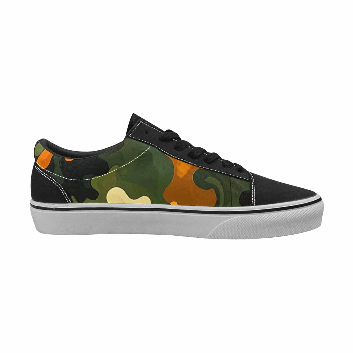 MEN'S Military Camouflage Blotch Canvas Lace-Up Dreamcore Sneakers