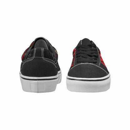 WOMEN'S Barbed Wire Coil Lace-Up Canvas Dark Academia Custom Sneakers
