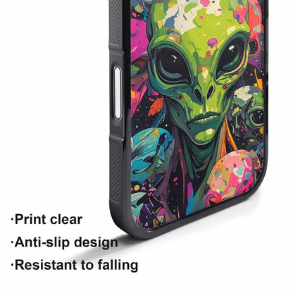 iPhone 17 Air Case — Aliens Camo Aliens Pattern Hundreds Alien, Custom Art Phone Cover