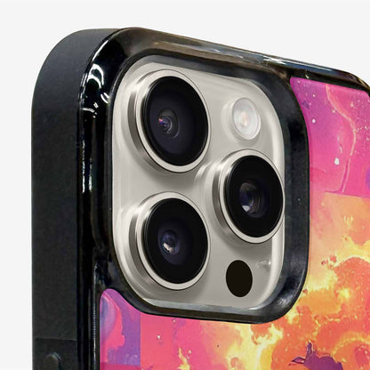 iPhone 16 Pro Case — Cosmic Creature And Object Mashup Pattern, Custom Phone Case