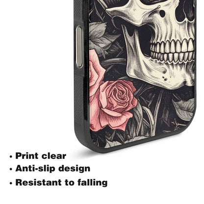 iPhone 16 Pro Max Case — 20 Skulls Overlapping Seamless Tileable Pattern, Original Design Phone Case