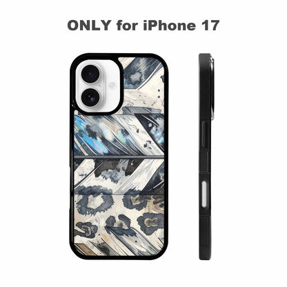 iPhone 17 Case — Iridescent Leopard Print Animal Print, Original Design Phone Case