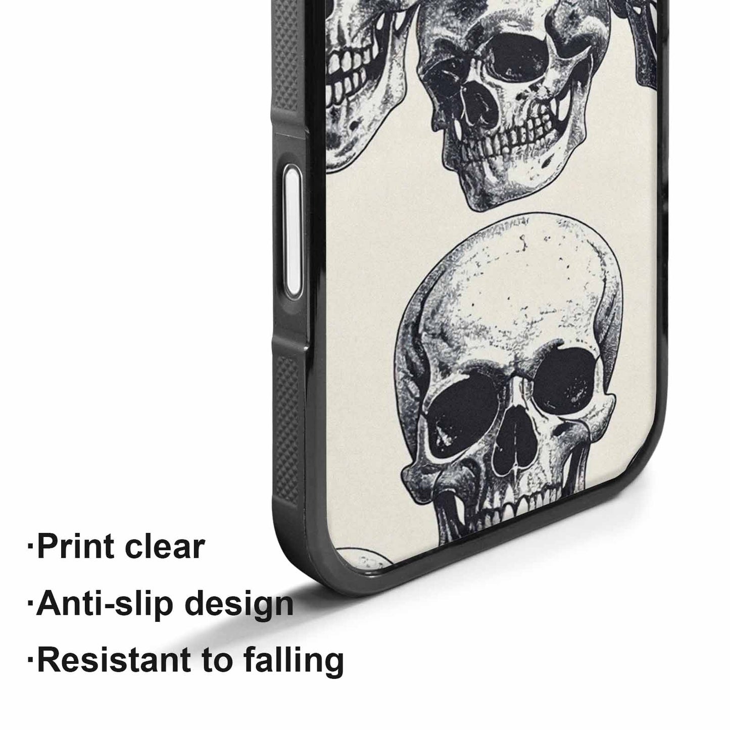iPhone 17 Case — Skull Dark Art Gothic Print Gothic, Unique Phone Case Design