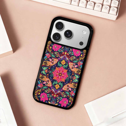 iPhone 17 Pro Case — Snakes Print Floral Seamless Pattern Floral, Custom Designed Case Cover