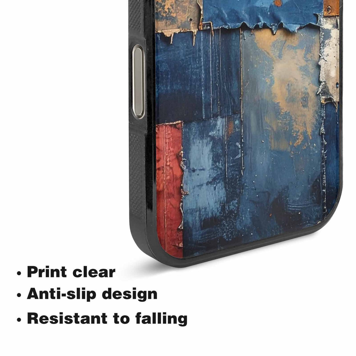 iPhone 16 Pro Max Case — Curve The Ripping Demin Tectures For, Custom Phone Case