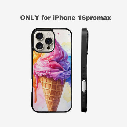 iPhone 16 Pro Max Case — Melting Icecream Collage Custom Personalized Phone, Custom Made Phone Cover