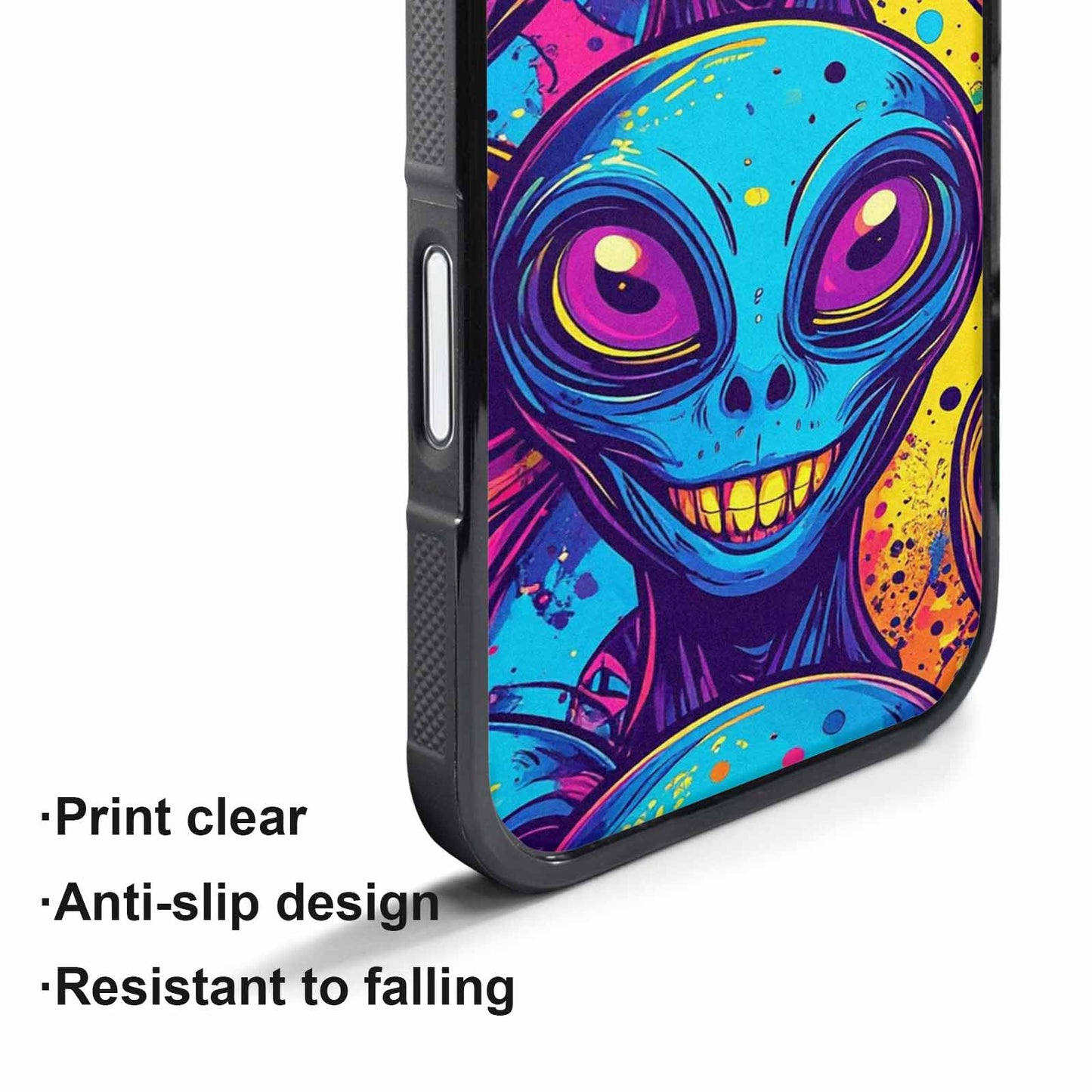 iPhone 17 Pro Max Case — Alien Ufo Cartoon Art Alien Scifi, Customized Protective Case